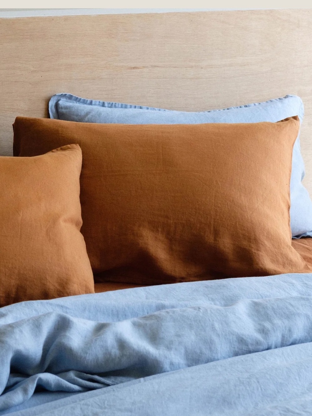 Morrow French Linen King Size Pillow Sham Terracotta